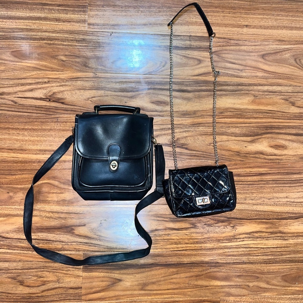 Deal! Black Women's Bag purse Set
